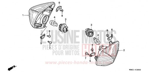 CLIGNOTANT VFR800FIX de 1999